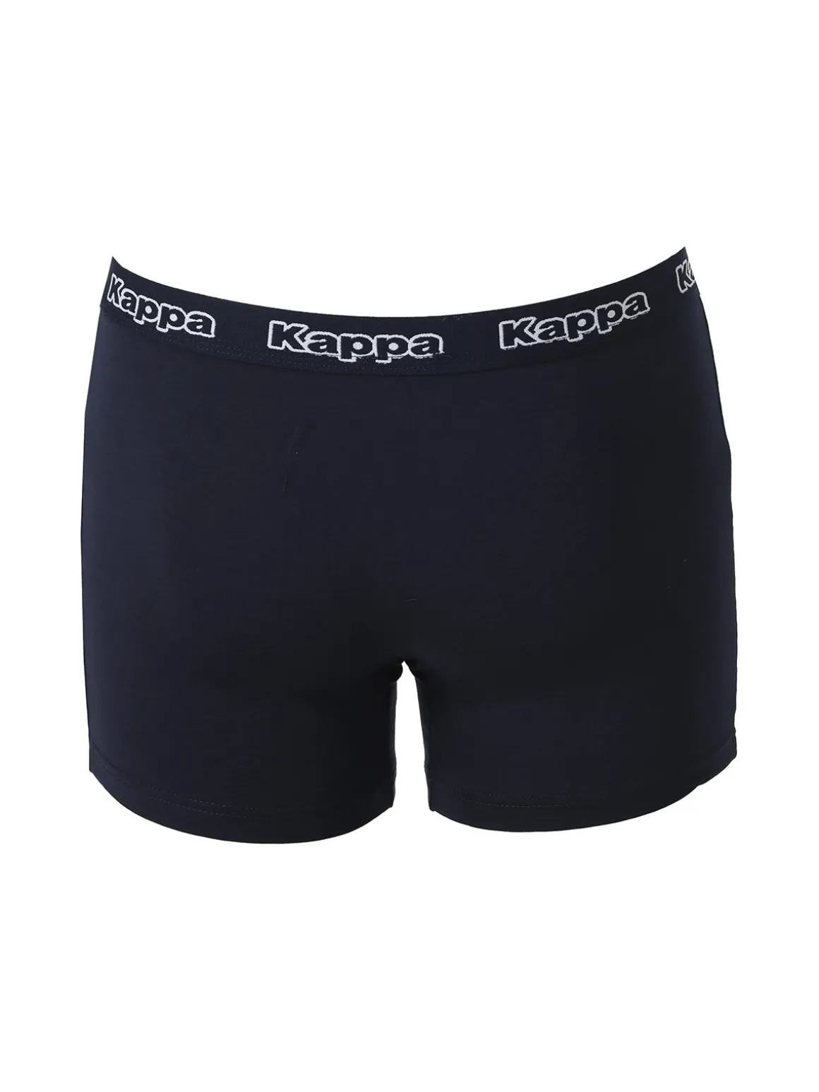 Kappa Boxer da uomo in cotone con scritta - blu scuro