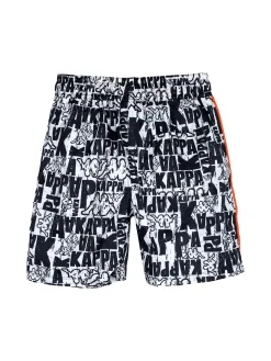 Kappa Boxer mare da ragazzo con stampa logo - blu scuro