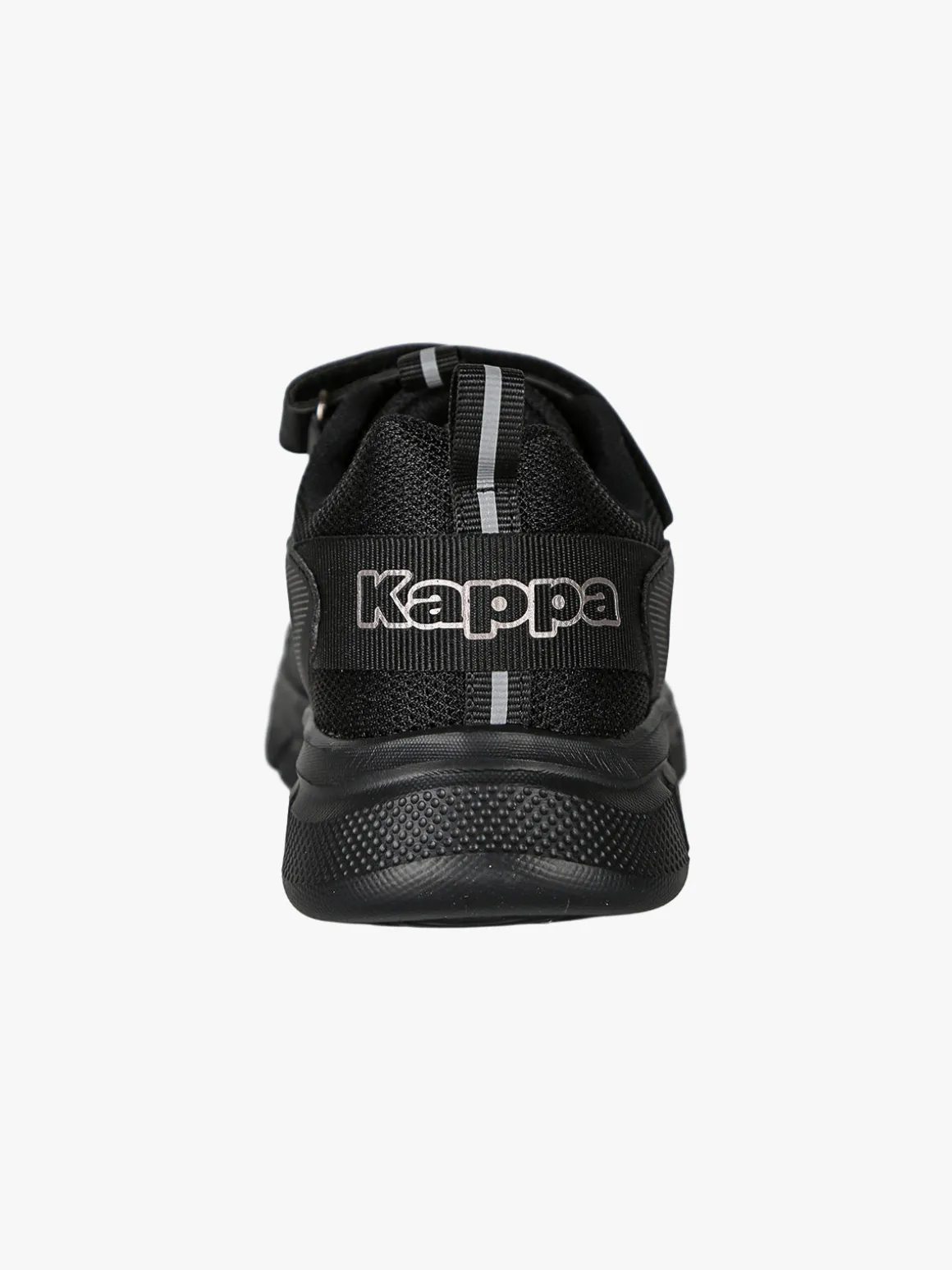Kappa BREEZE Sneakers da bambino sportive in mesh con cinturino a strappo - nero