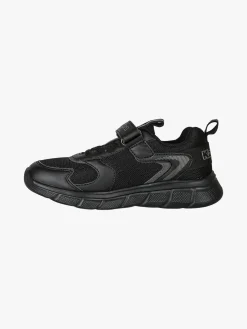 Kappa BREEZE Sneakers da bambino sportive in mesh con cinturino a strappo - nero