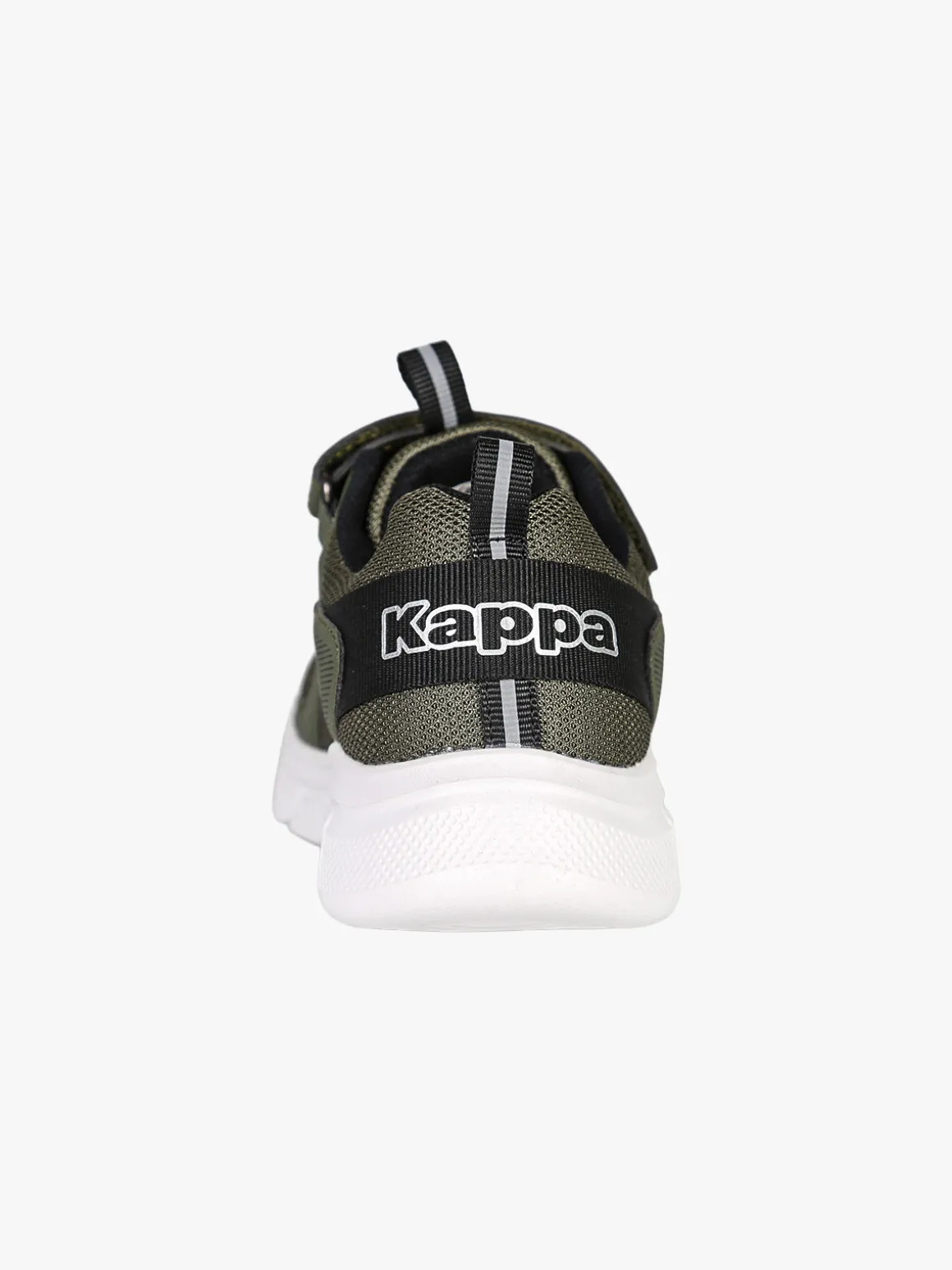 Kappa BREEZE Sneakers da ragazzo sportive in mesh con cinturino a strappo - militare