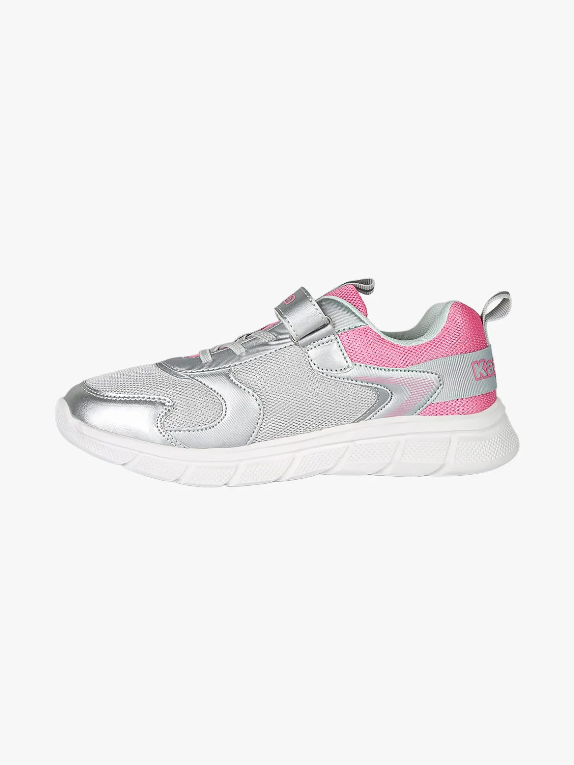 Kappa BREEZE Sneakers sportive da ragazza con cinturino a strappo - argento