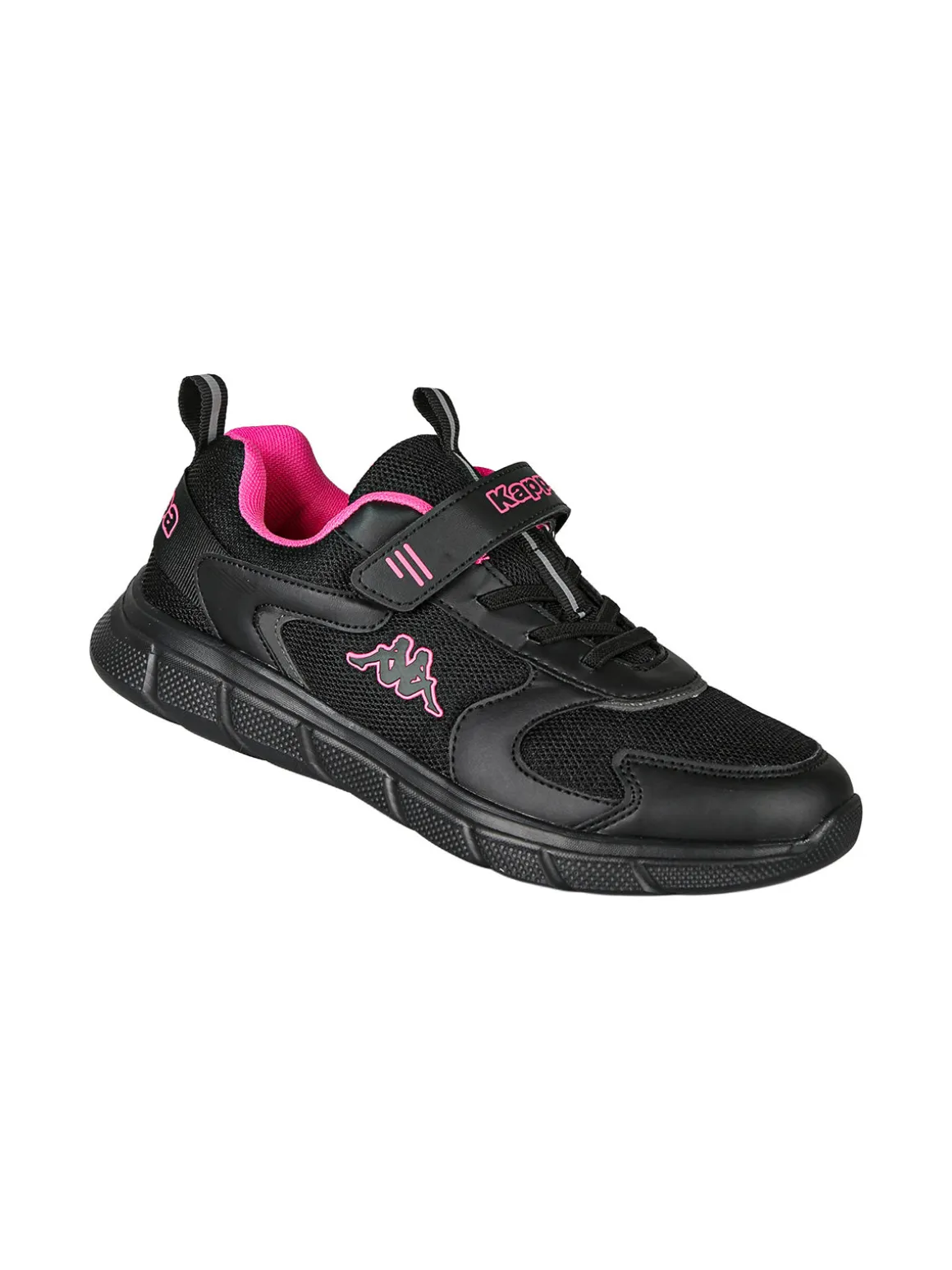Kappa BREEZE Sneakers sportive da ragazza con cinturino a strappo - nero