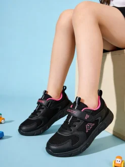 Kappa BREEZE Sneakers sportive da ragazza con cinturino a strappo - nero