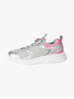 Kappa BREEZE Sneakers sportive da bambina con cinturino a strappo - argento
