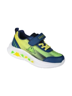 Kappa BREEZE Sneakers sportive da ragazzo con luci e cinturino a strappo - multicolore