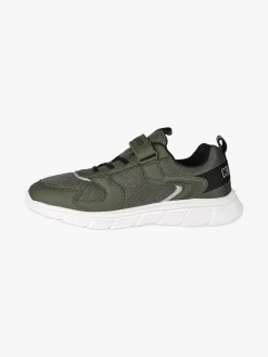 Kappa BREEZE Sneakers sportive da ragazzo con cinturino a strappo - militare