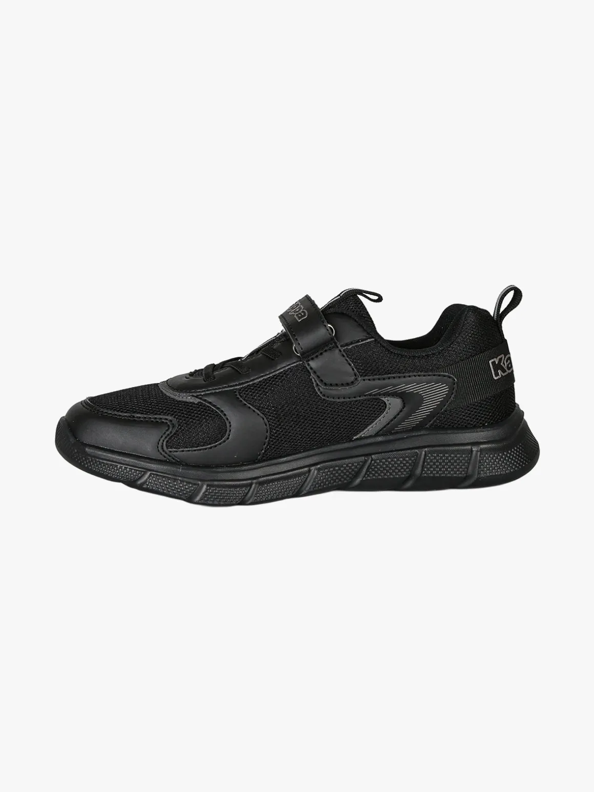 Kappa BREEZE Sneakers sportive da ragazzo con cinturino a strappo - nero
