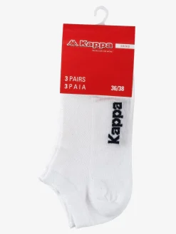 Kappa Calze corte in cotone filo di scozia 3 pezzi