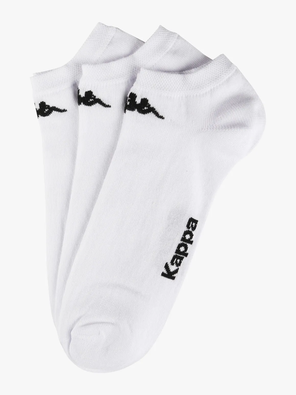 Kappa Calze corte in cotone jersey 3 pezzi