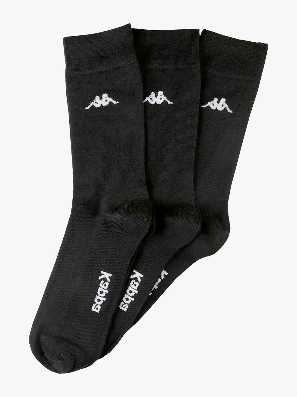 Kappa Calze lunghe in cotone jersey 3 pezzi