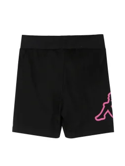 Kappa Completo corto da bambina in cotone con t-shirt e shorts - verde
