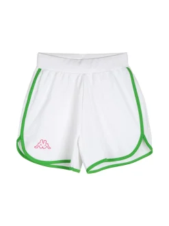 Kappa Completo corto da bambina con t-shirt cropped e shorts - verde