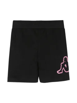 Kappa Completo corto da bambina in cotone con t-shirt e shorts - arancione