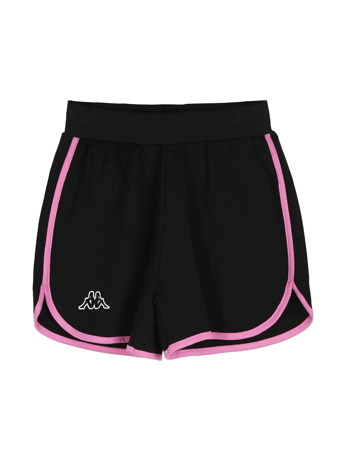 Kappa Completo corto da bambina con t-shirt cropped e shorts - rosa