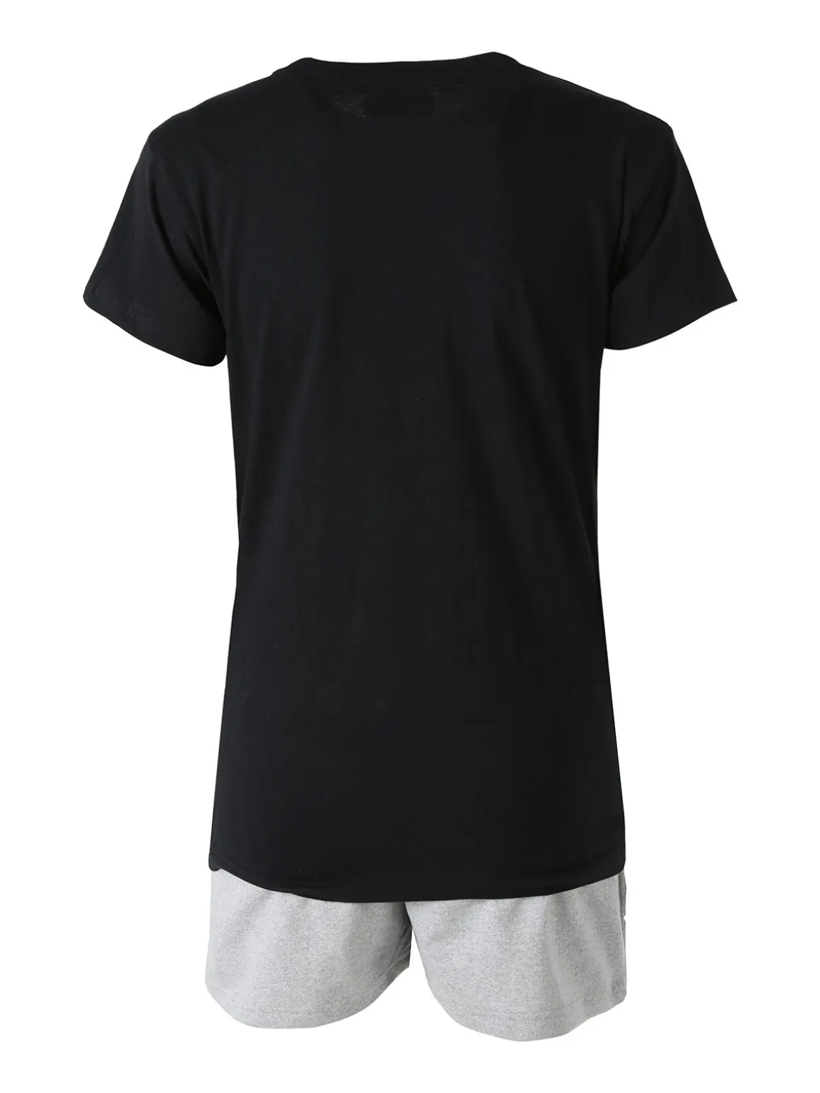 Kappa Completo corto da donna in cotone con logo - nero