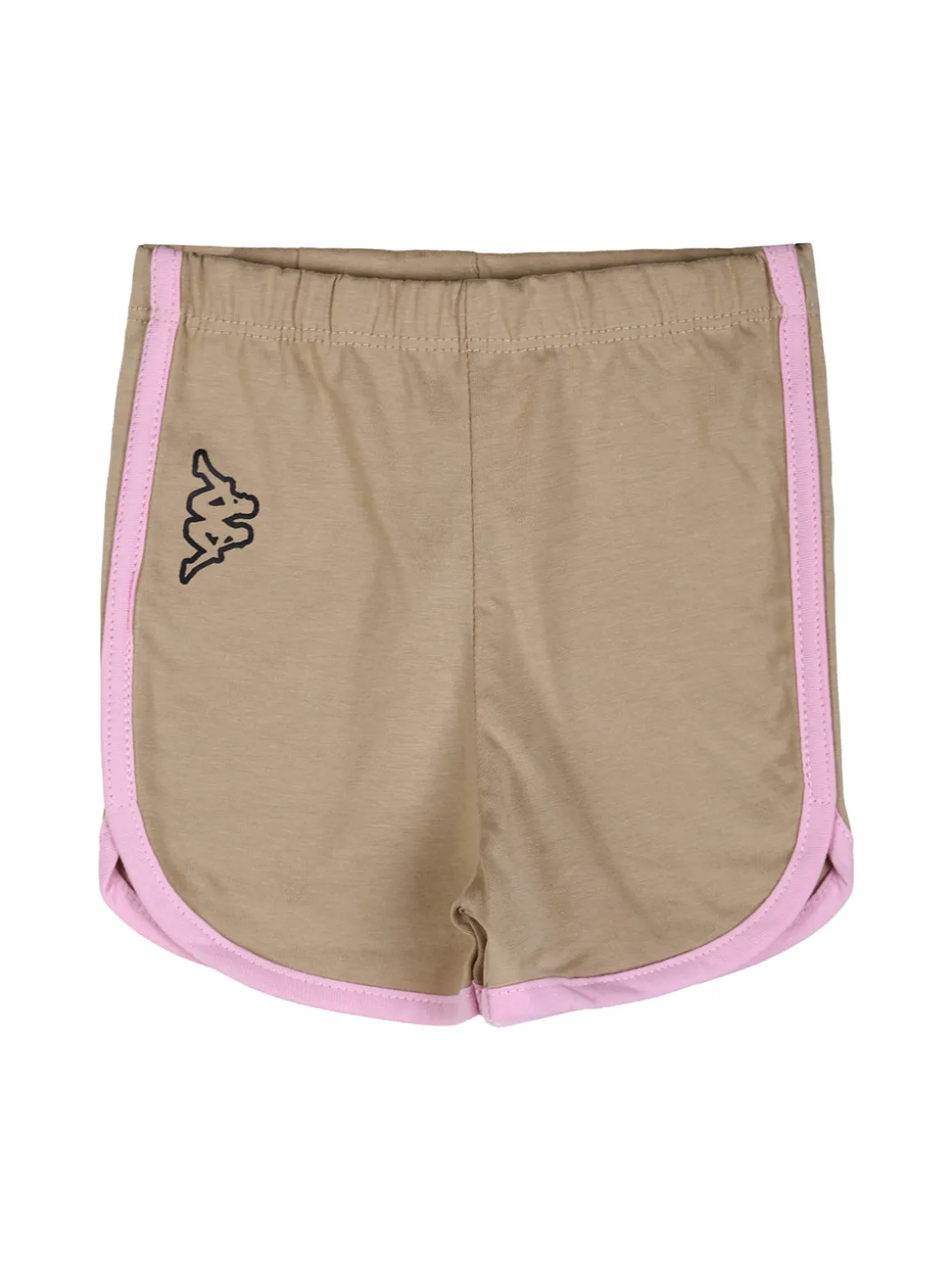 Kappa Completo corto da neonata 2 pezzi con t-shirt e shorts - rosa