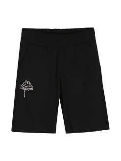 Kappa Completo corto da ragazzo in cotone con t-shirt logo e bermuda - arancione
