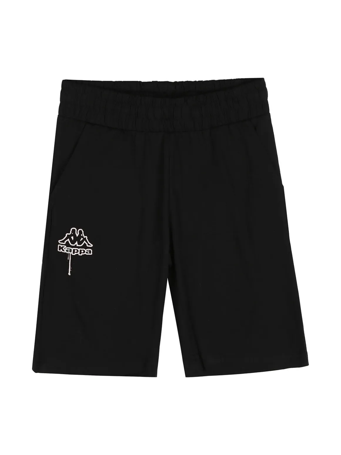 Kappa Completo corto da ragazzo in cotone con t-shirt logo e bermuda - verde