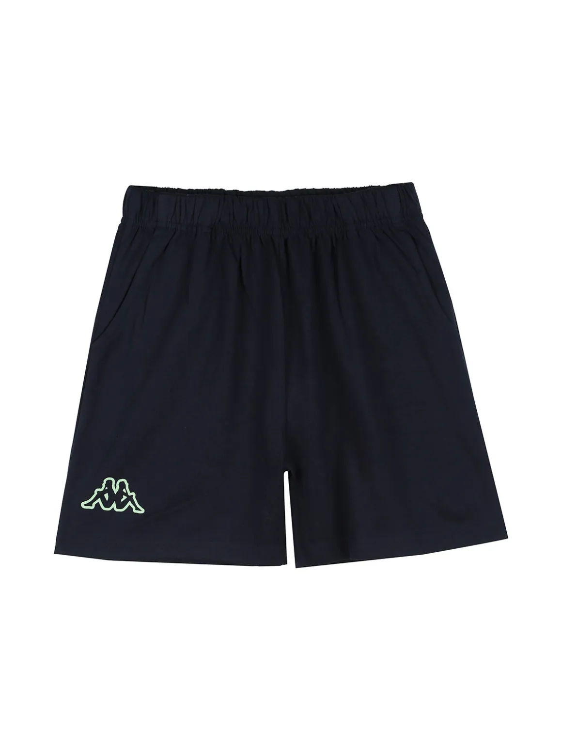 Kappa Completo corto da ragazzo in cotone con logo - blu