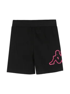 Kappa Completo corto da ragazza in cotone con t-shirt e shorts - turchese