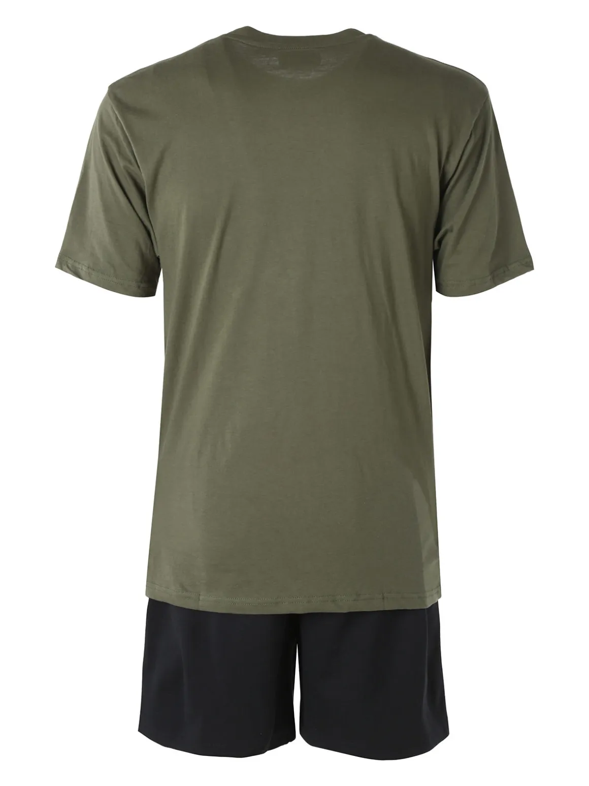 Kappa Completo corto da uomo in cotone con logo - militare