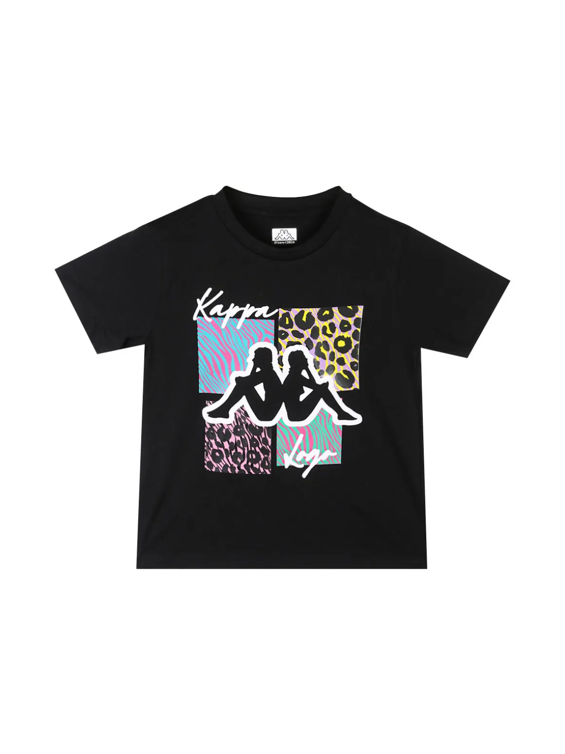 Kappa Completo corto 2 pezzi in cotone da ragazza con t-shirt e shorts