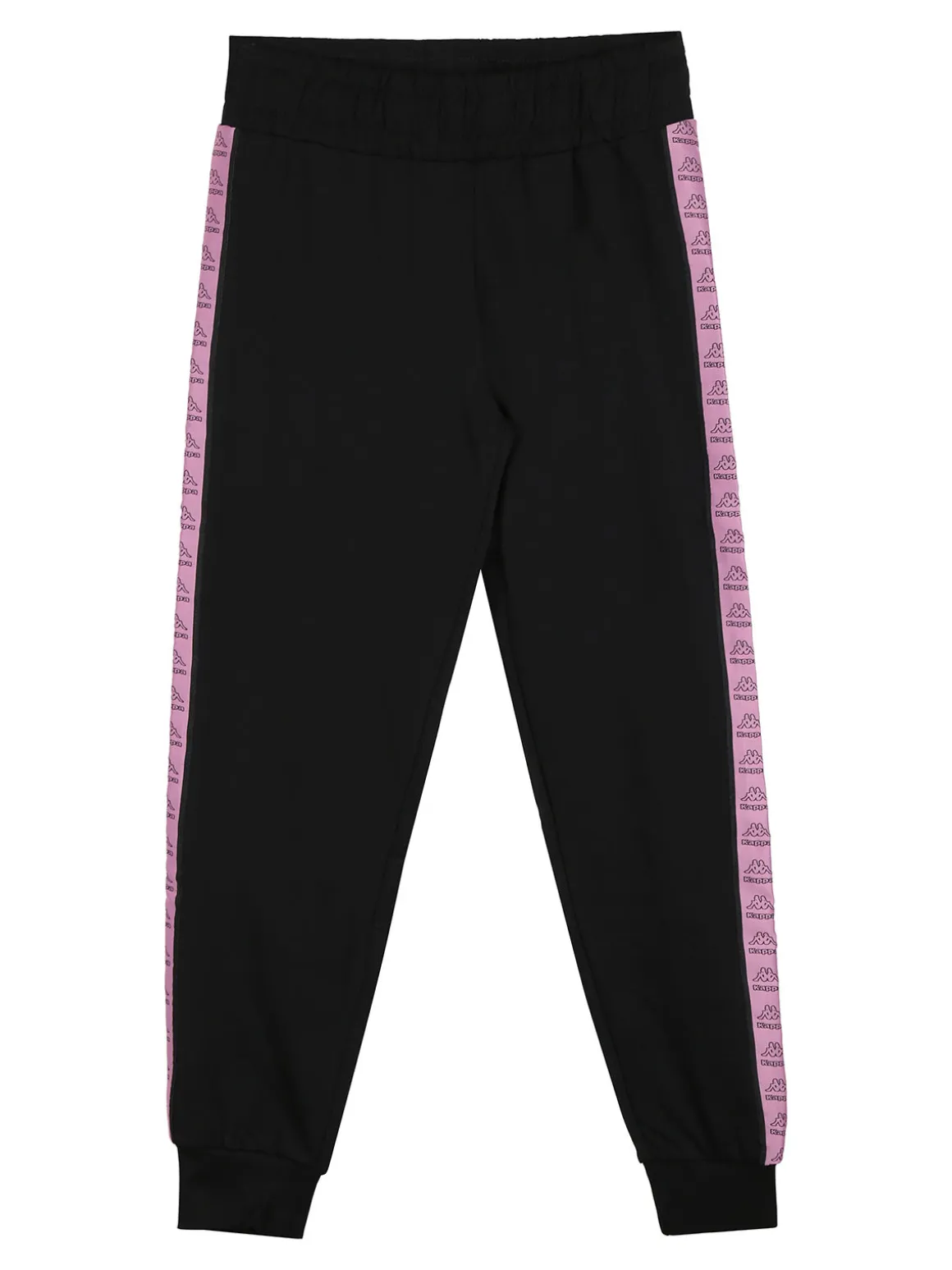 Kappa Completo da bambina 3 pezzi con felpa cropped e top con logo - nero