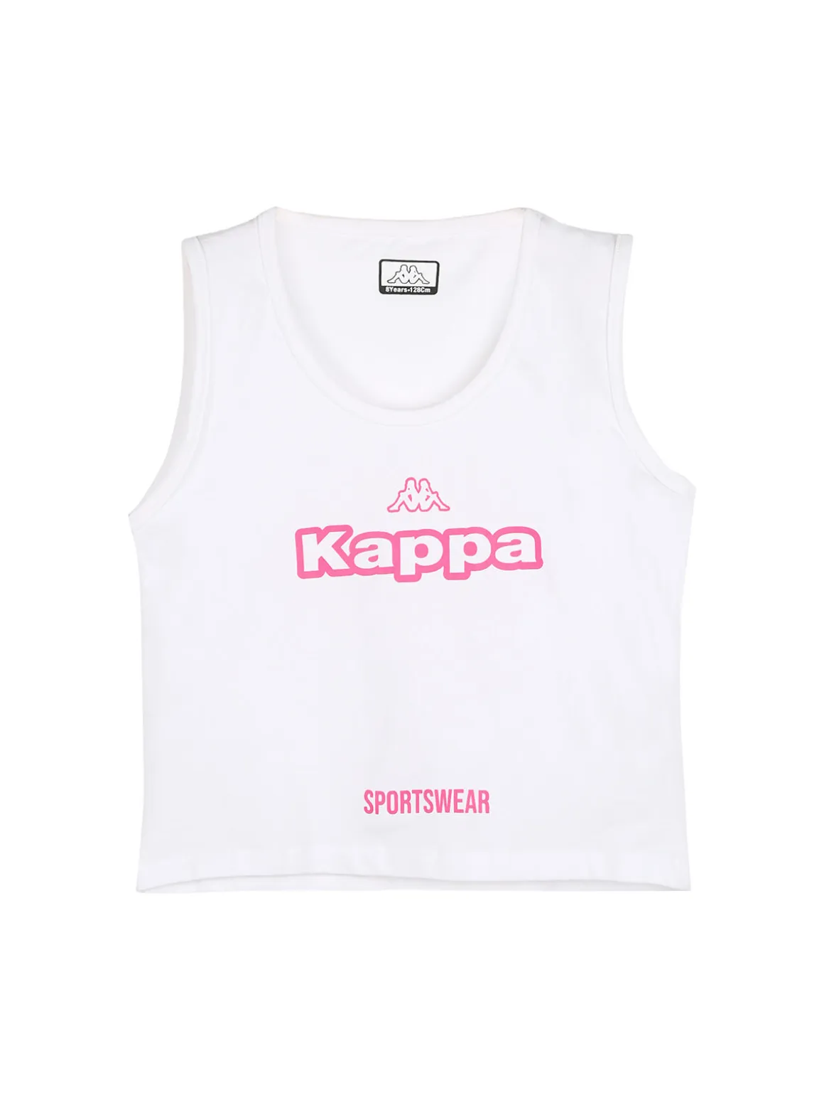 Kappa Completo da bambina 3 pezzi con felpa cropped e top con logo - nero