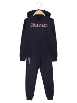 Kappa Completo da bambina 2 pezzi con cappuccio - blu scuro