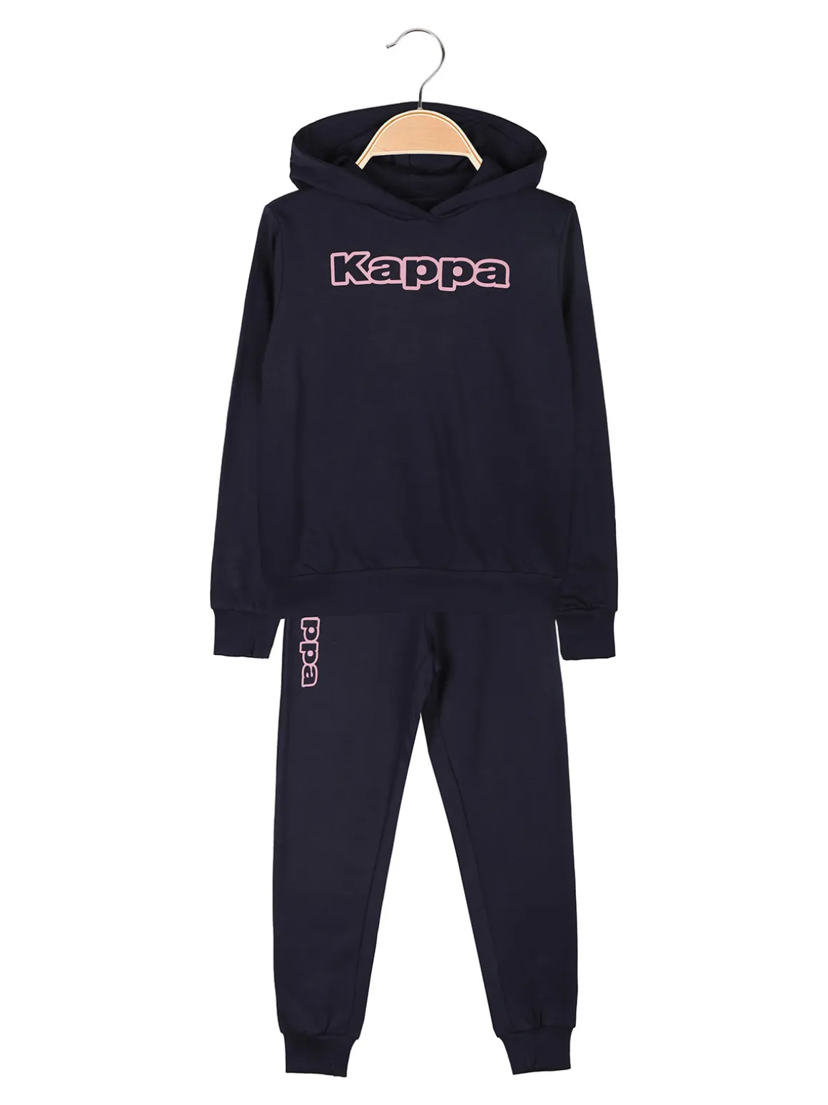 Kappa Completo da bambina 2 pezzi con cappuccio - blu scuro