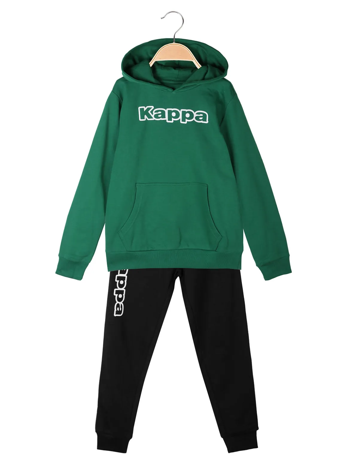 Kappa Completo da bambino 2 pezzi con cappuccio - verde