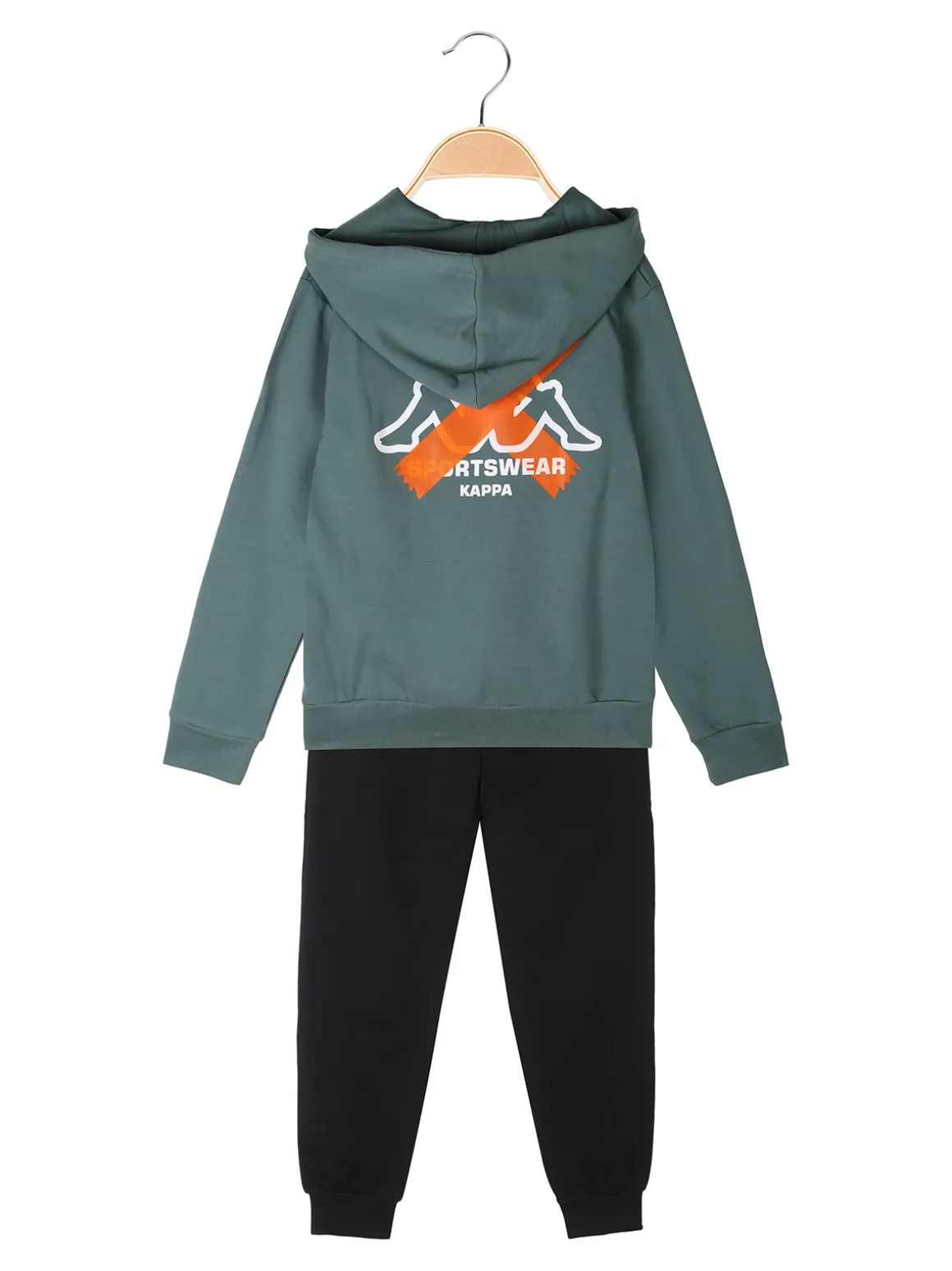 Kappa Completo da bambino 2 pezzi con cappuccio - acqua marina