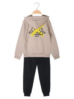 Kappa Completo da bambino 2 pezzi con cappuccio - sabbia