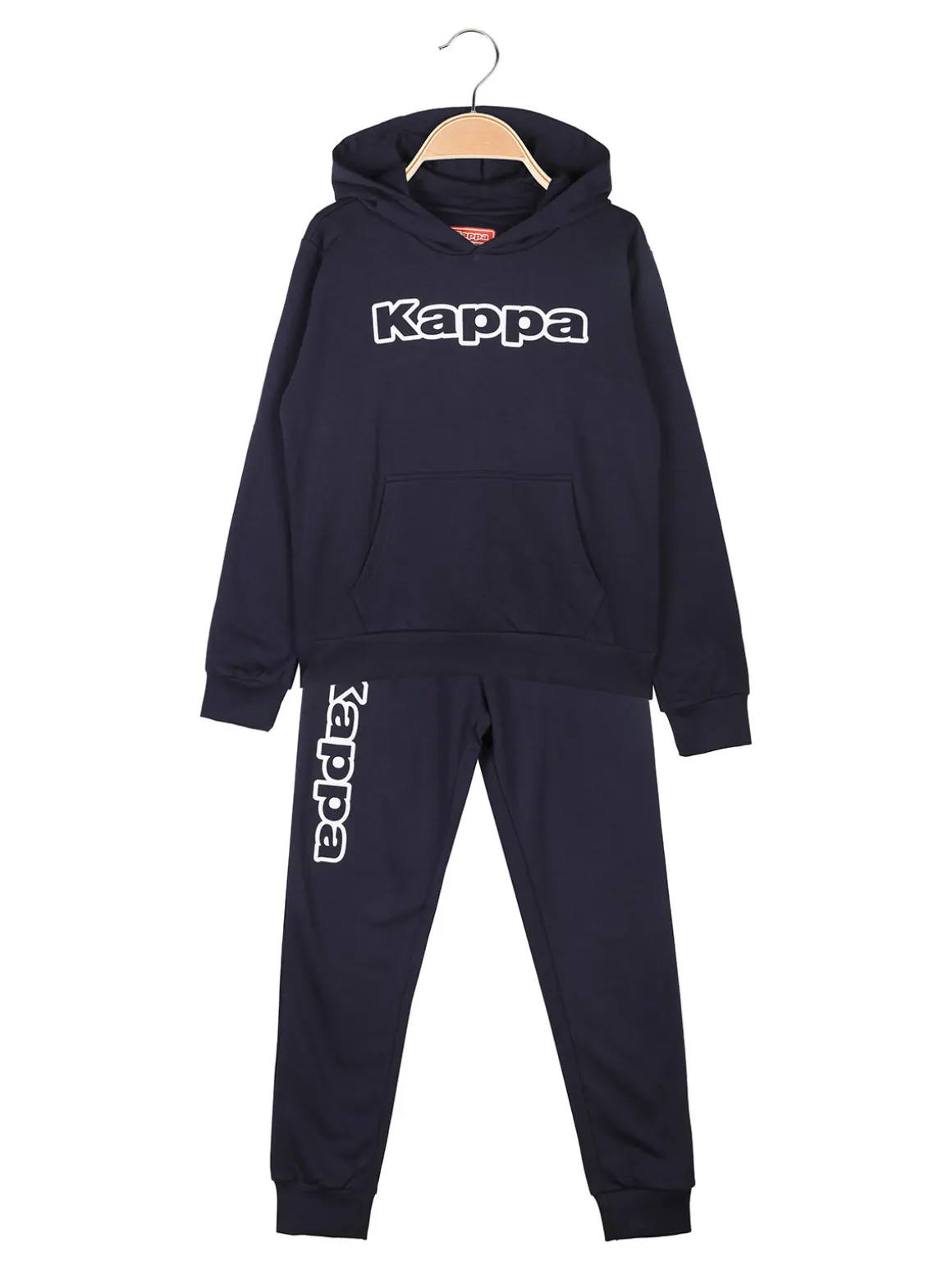 Kappa Completo da ragazzo 2 pezzi con cappuccio - blu scuro