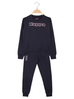 Kappa Completo girocollo da bambina 2 pezzi - blu scuro