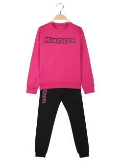 Kappa Completo girocollo da ragazza 2 pezzi - fucsia