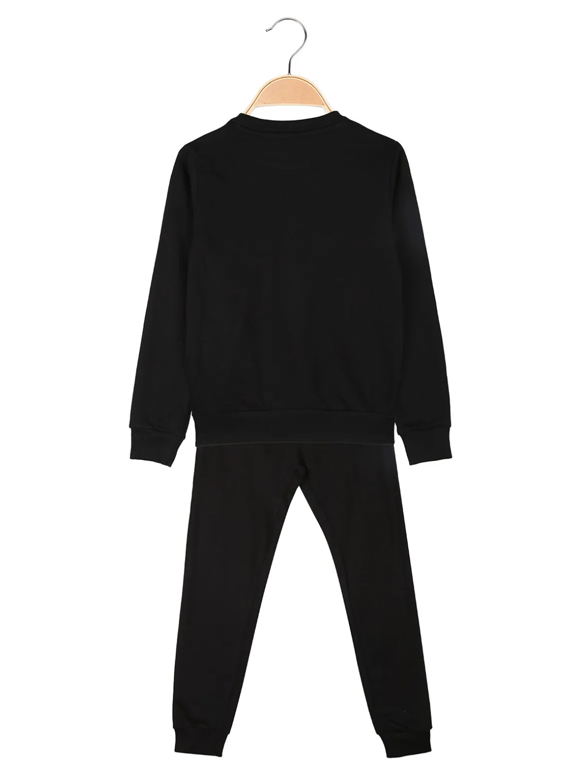Kappa Completo girocollo da ragazza 2 pezzi - nero