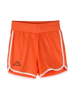 Kappa Completo smanicato da ragazza in cotone con canotta cropped e shorts - arancione