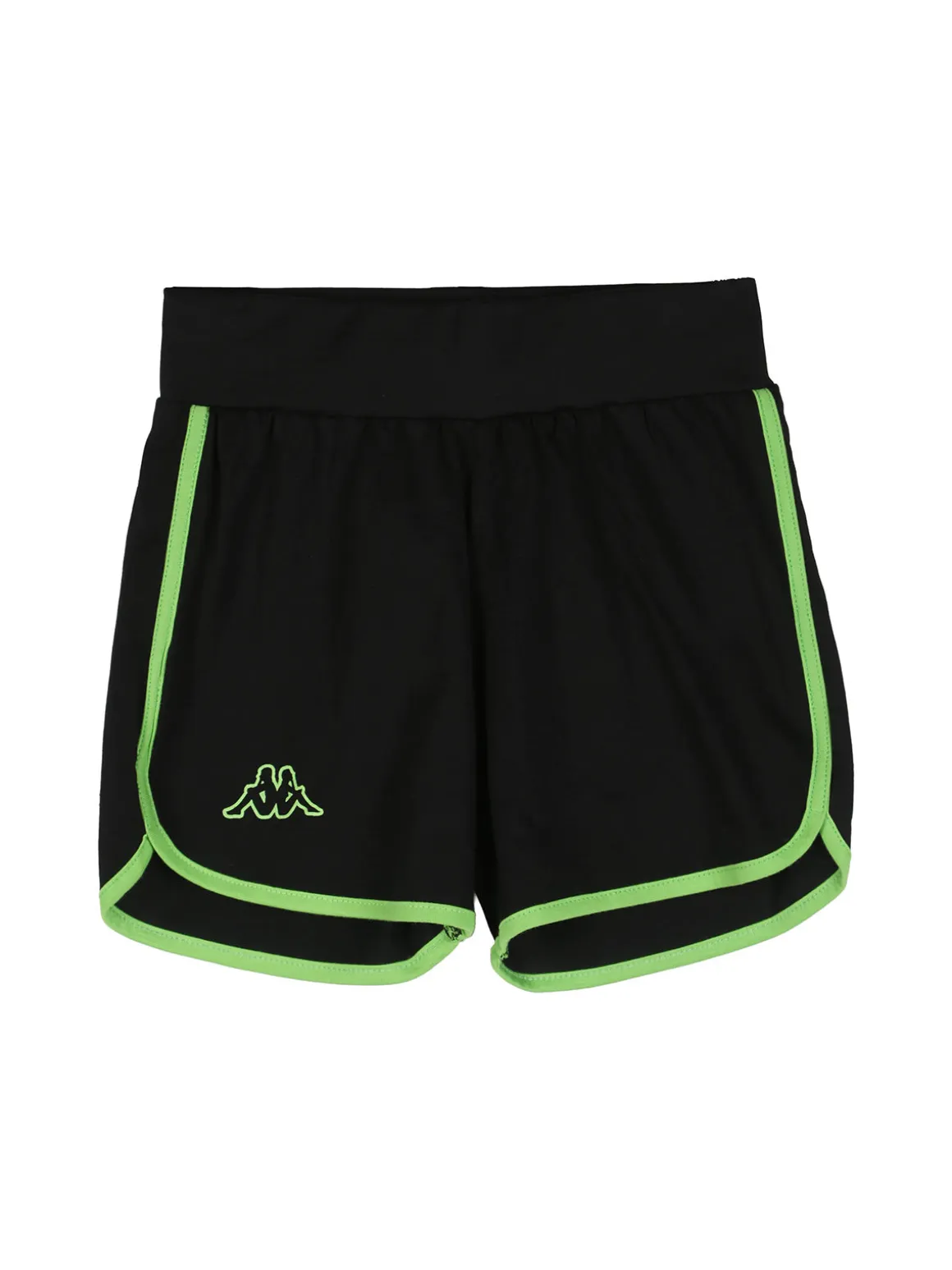 Kappa Completo smanicato da ragazza in cotone con canotta cropped e shorts - verde