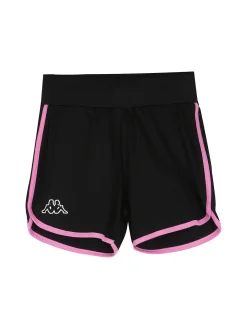 Kappa Completo smanicato da ragazza in cotone con canotta cropped e shorts - fucsia