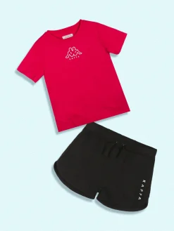 Kappa Completo sportivo da bambina in cotone
