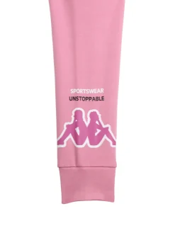 Kappa Completo tuta cropp 2 pezzi da bambina con cappuccio - rosa