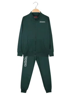 Kappa Completo tuta da bambino 2 pezzi con zip - militare