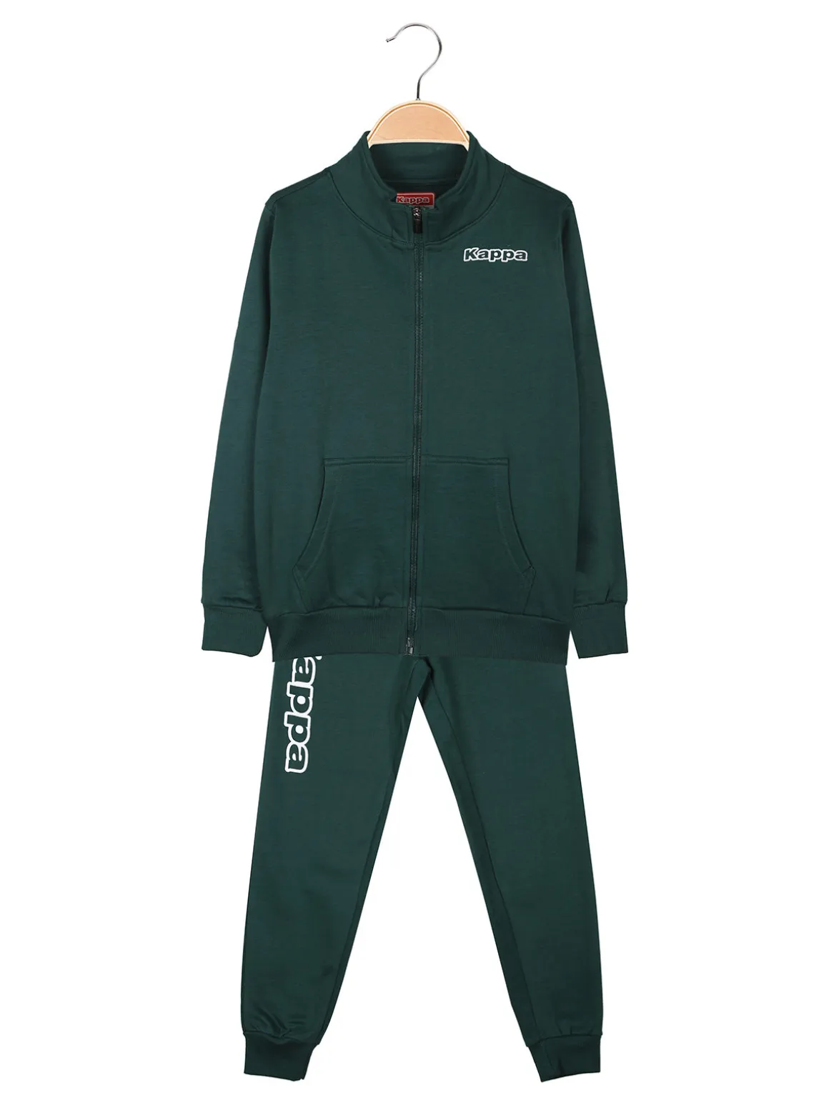 Kappa Completo tuta da bambino 2 pezzi con zip - militare
