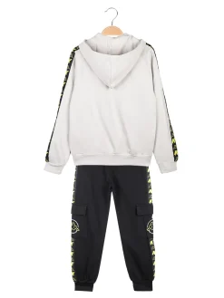 Kappa Completo tuta da bambino con cappuccio e zip
