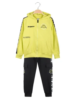 Kappa Completo tuta da bambino con cappuccio e zip