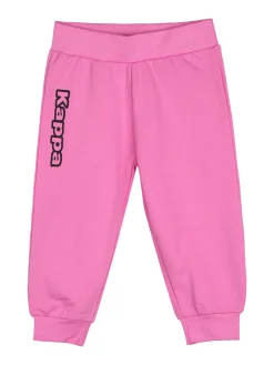 Kappa Completo tuta da neonata 2 pezzi con felpa e pantaloni in cotone - bianco