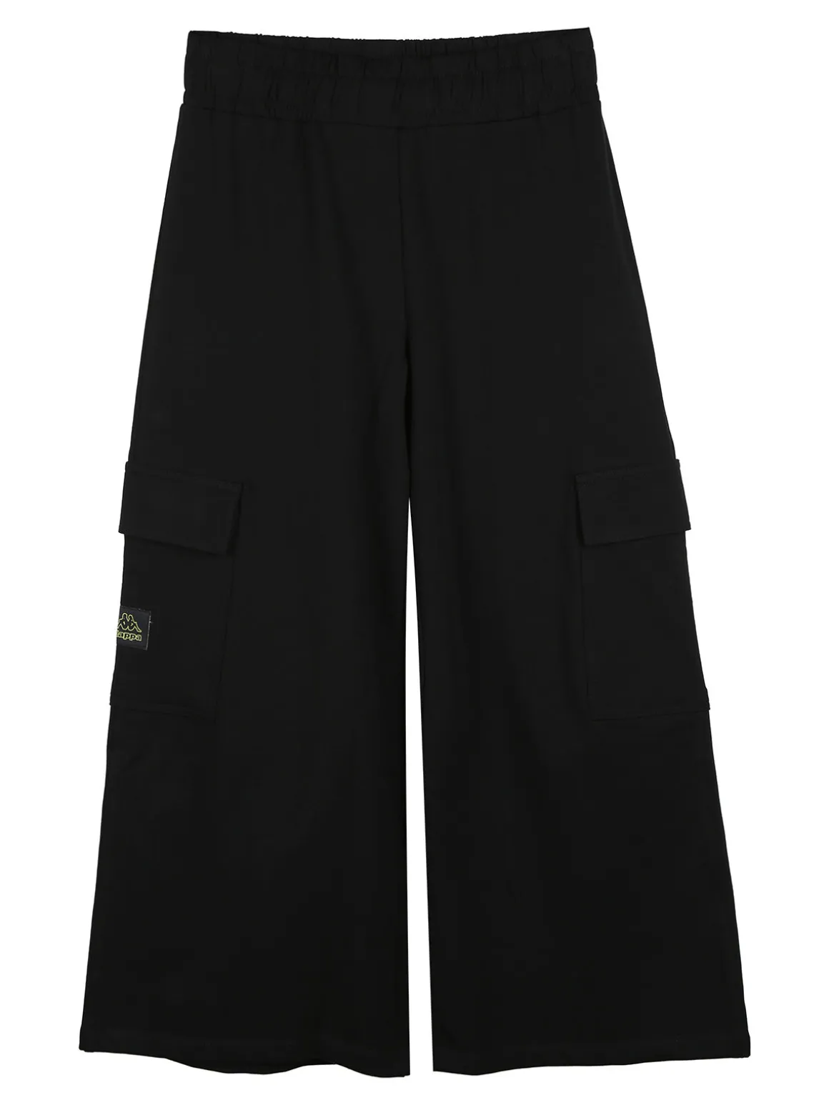 Kappa Completo tuta da ragazza con felpa cropp e pantaloni cargo a gamba larga - verde