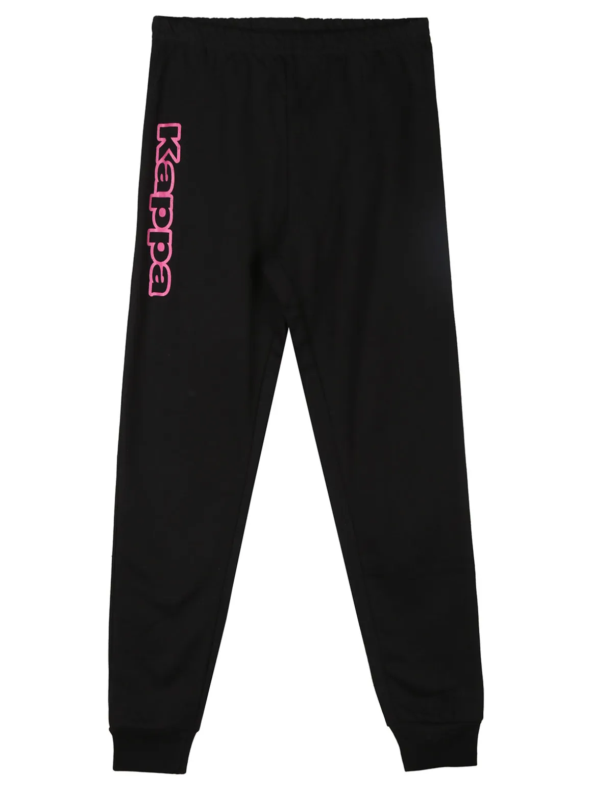 Kappa Completo tuta da ragazza 2 pezzi full zip in cotone - bianco